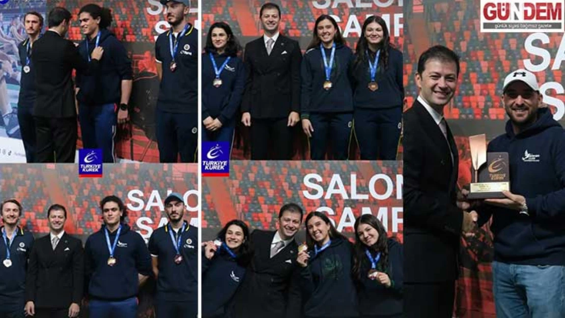 TED Edirne kürek kulübü ilk kez katıldığı şampiyonada tarih yazdı