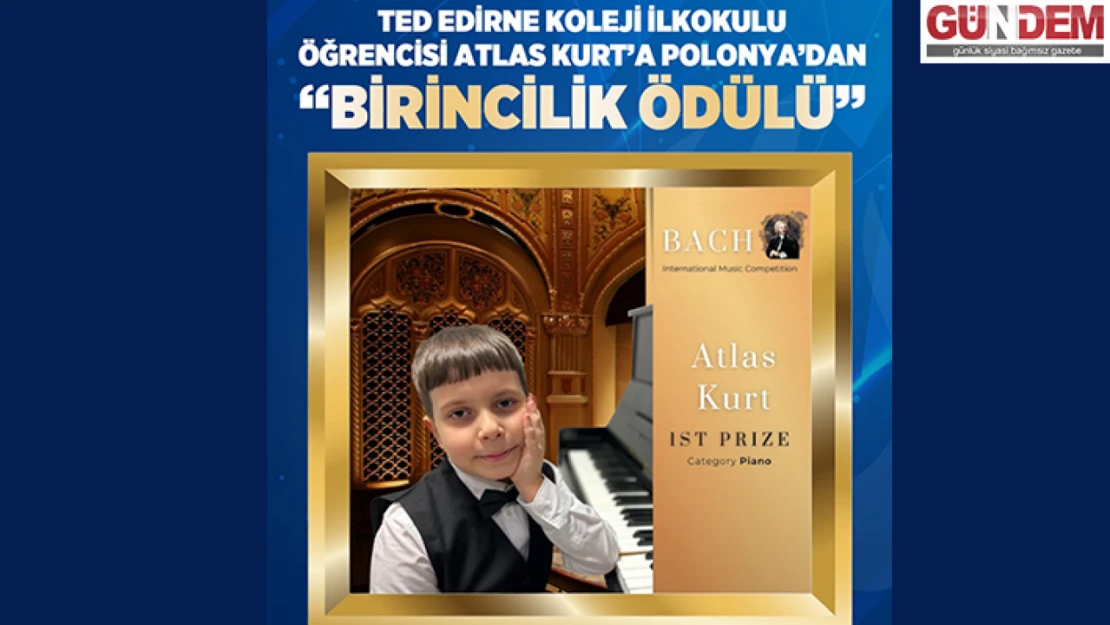 TED'li öğrenciden Uluslararası Yarışmada Birincilik Ödülü!