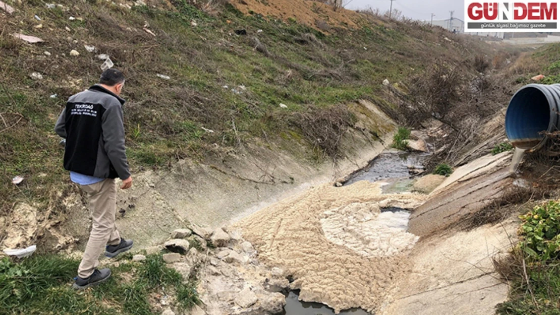 Tekirdağ'da çevreyi kirleten 64 tesise 17 milyon 77 bin lira ceza uygulandı