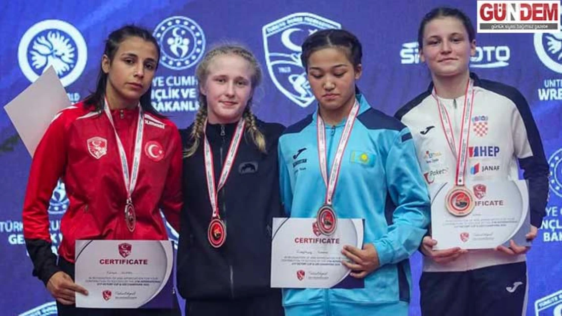 TOHM güreşçileri Uluslararası Zafer Kupası'nda 3 madalya kazandı