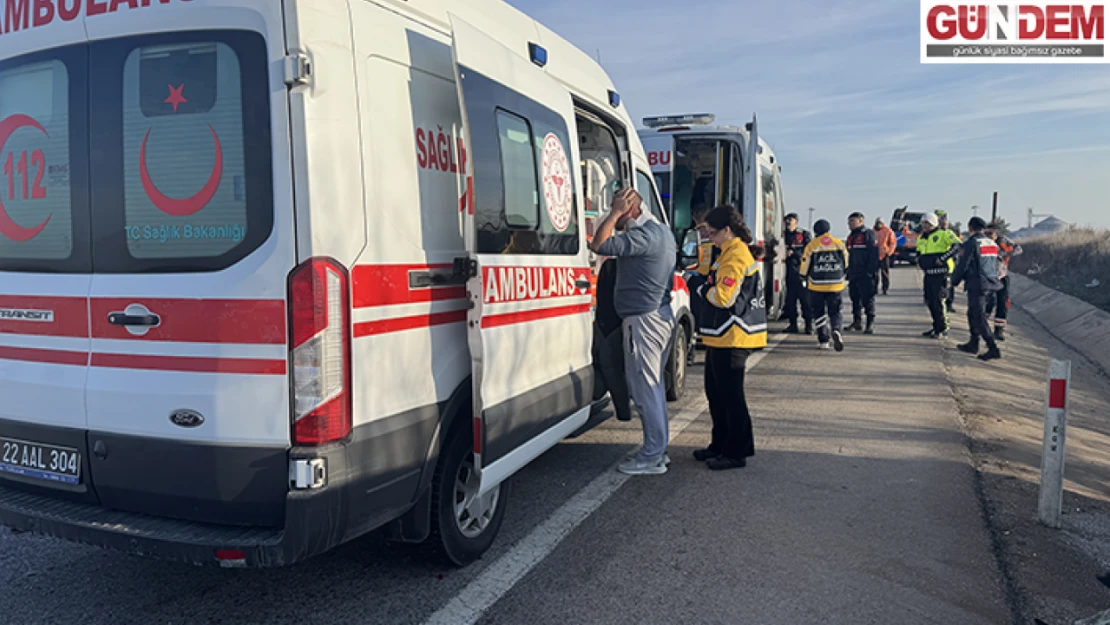 Trafik kazasında  4 kişi yaralandı
