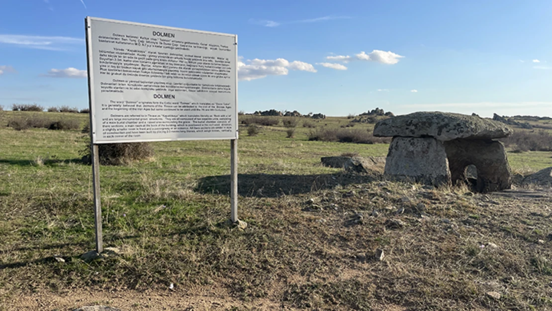 Traklar'dan miras dolmenlerin korunması talebi