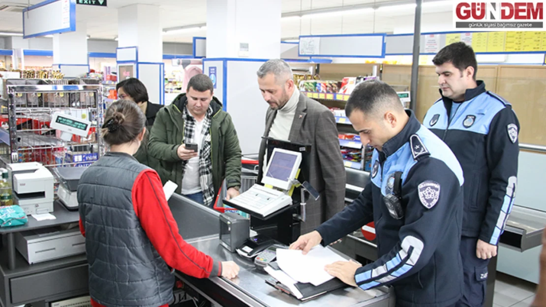 Trakya'da Zincir Marketlerde Fahiş Fiyat Denetimi Yapıldı