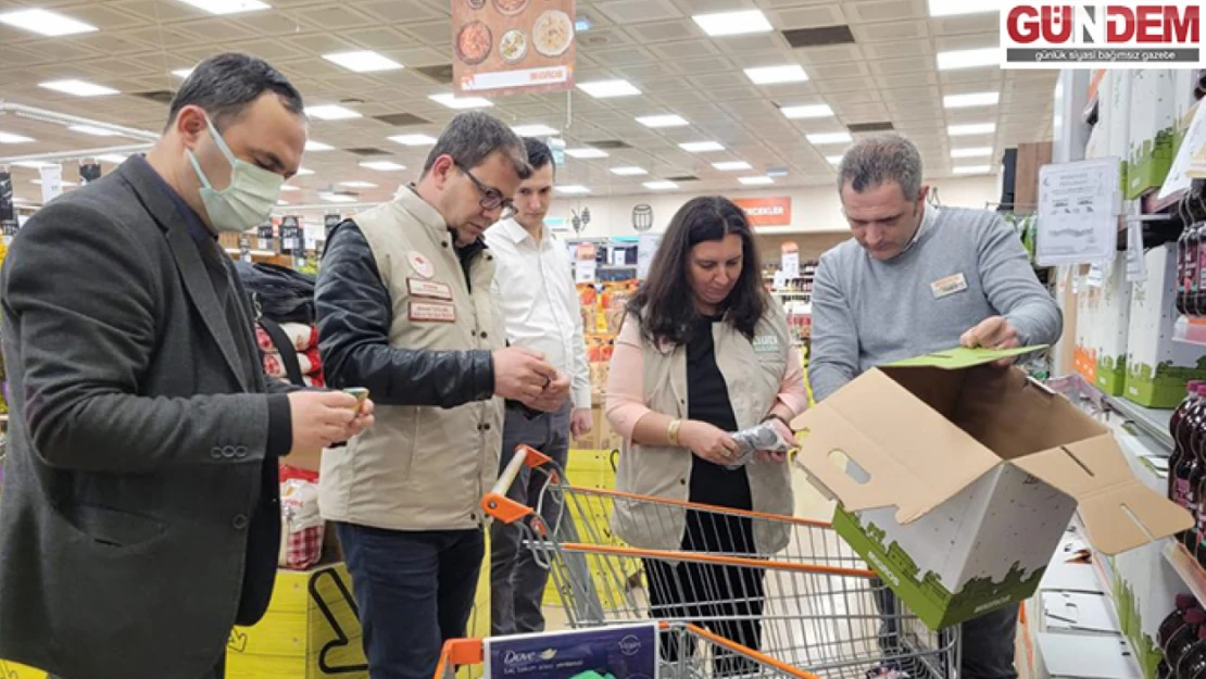 Trakya'da zincir marketlerde 'ramazan denetimi' yapıldı