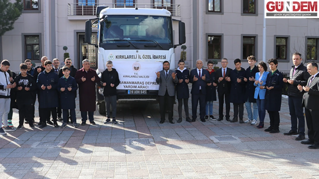 Trakya'dan deprem bölgesine yardım ve destekler sürüyor