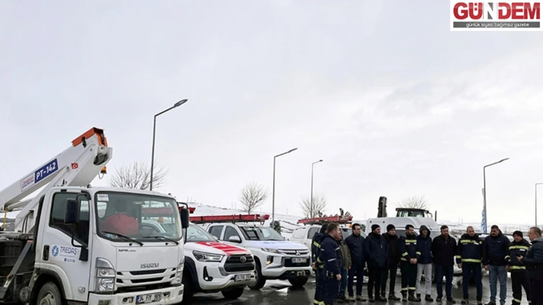 Trakya'dan giden ekipler depem bölgesinde enerji sürekliliği için çalışıyor