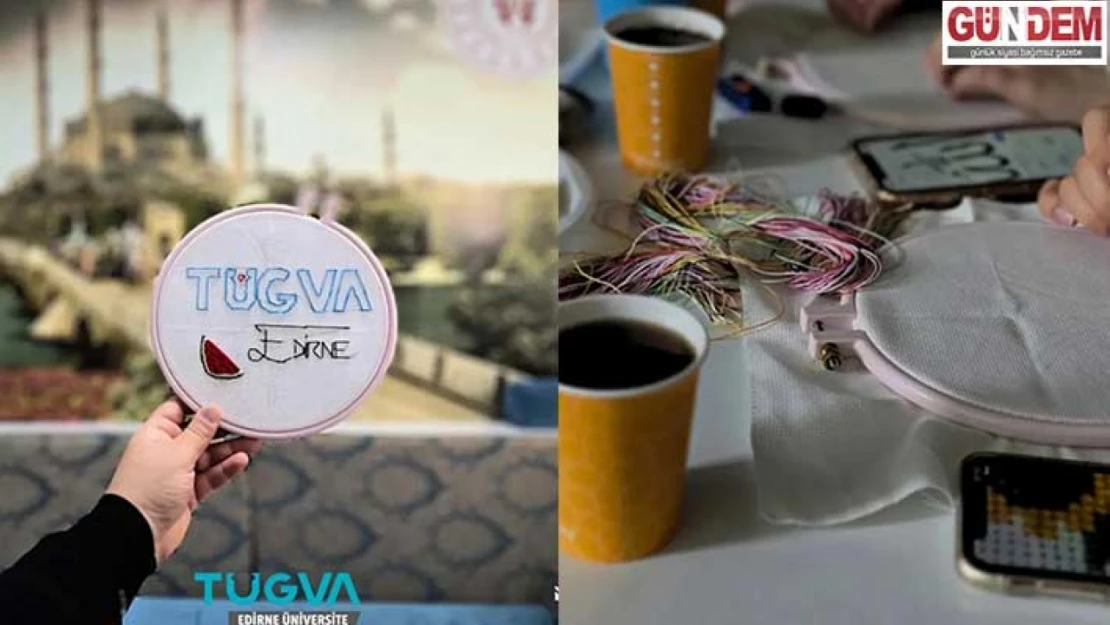 TÜGVA Gönüllüleri Geleneksel El Sanatı çalışmaları