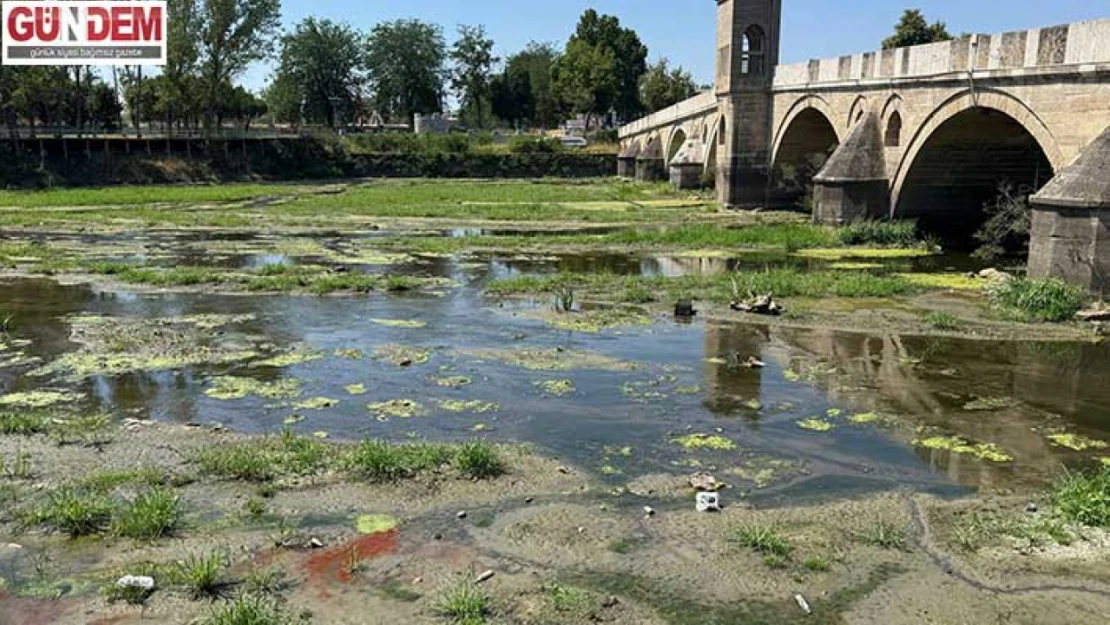 Tunca Nehri'nde su alarmı