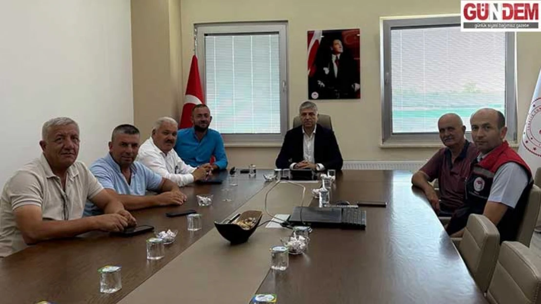 Tunca Nehri'ndeki su seviyesi köy temsilcileriyle değerlendirildi