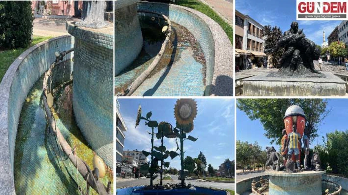 Turistlerin uğrak noktaları kötü görüntüyle dikkat çekiyor