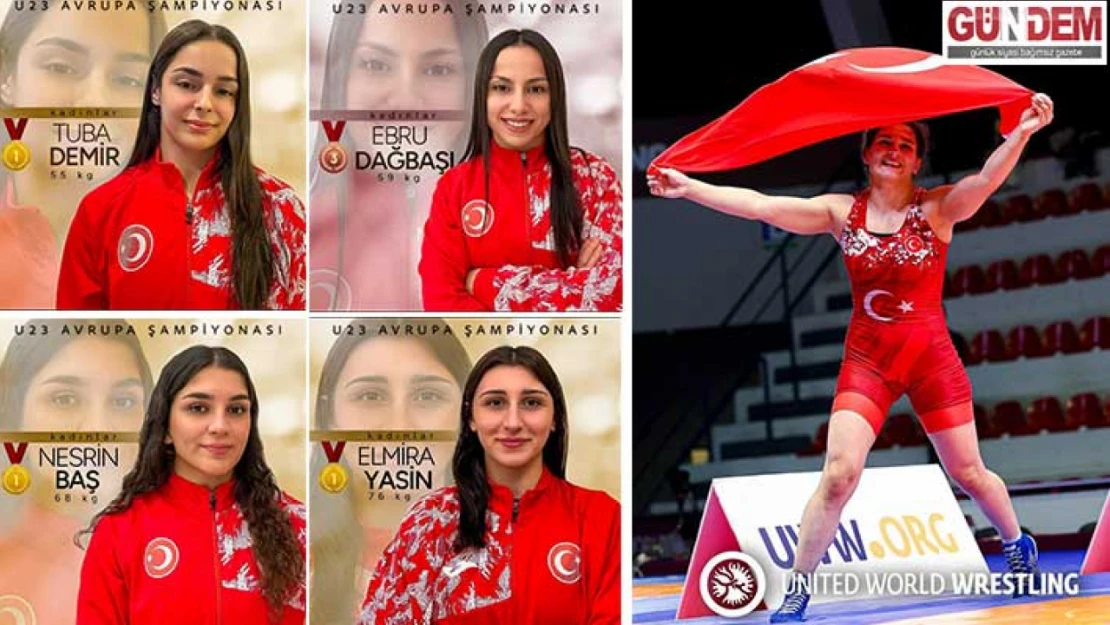 U23 Avrupa Şampiyonası'nda madalya gururu