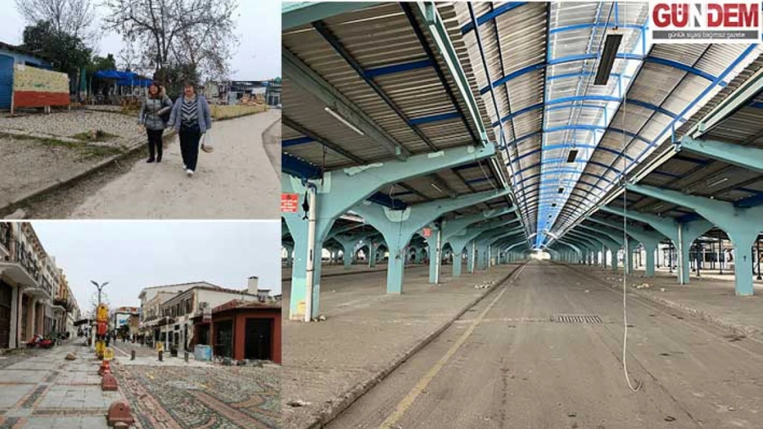 Ulus Pazarı belediyenin kararıyla kapandı, çarşı boş kaldı