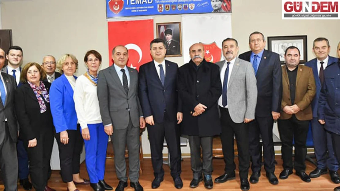 Vali Kırbıyık TEMAD'ı Ziyaret Etti