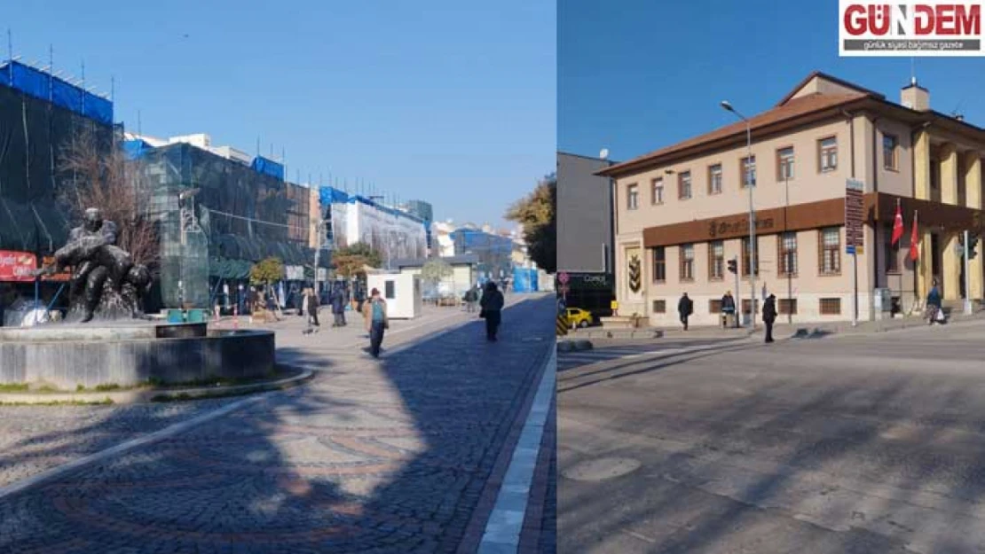 Yılın ilk gününde cadde ve sokaklar boş kaldı