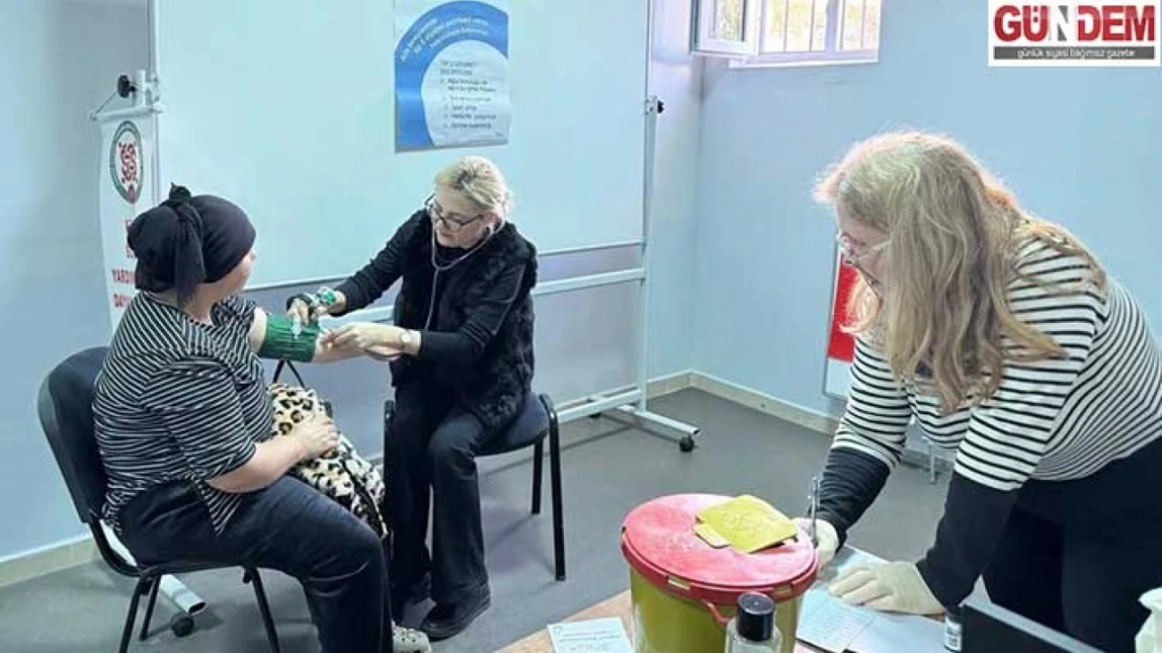 14 Kasım Diyabet Günü: Kursiyerlere Şeker ve Tansiyon Ölçümü