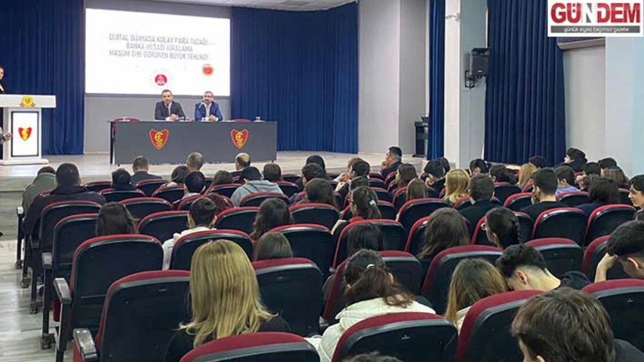 18-30 yaş aralığındaki gençlere IBAN paylaşımının riskleri anlatıldı