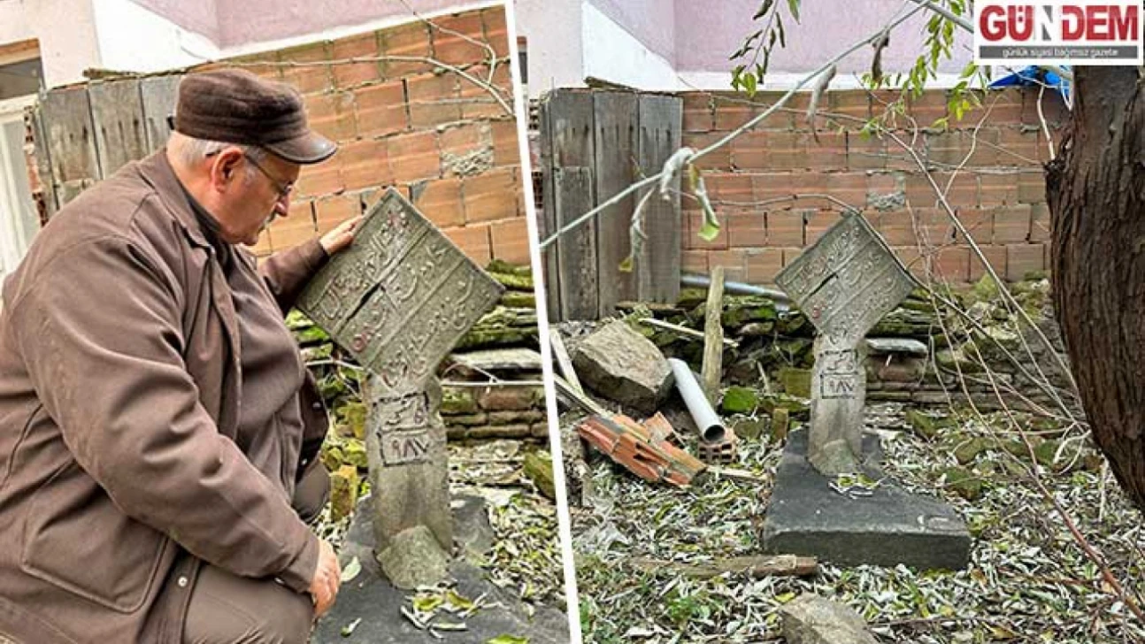 Edirne'de 500 yıllık mezar onarılmayı bekliyor