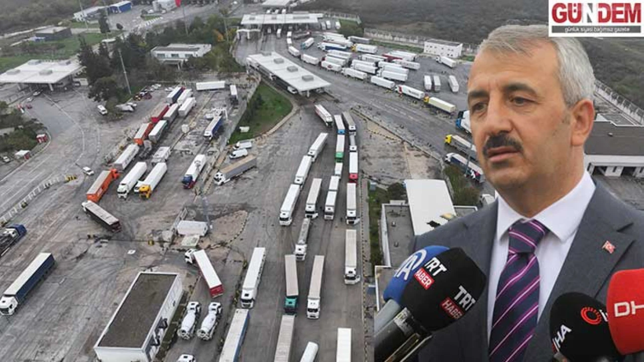 Kapıkule'de saatlik 96 tır geçişi ile rekor sayıya ulaşıldı