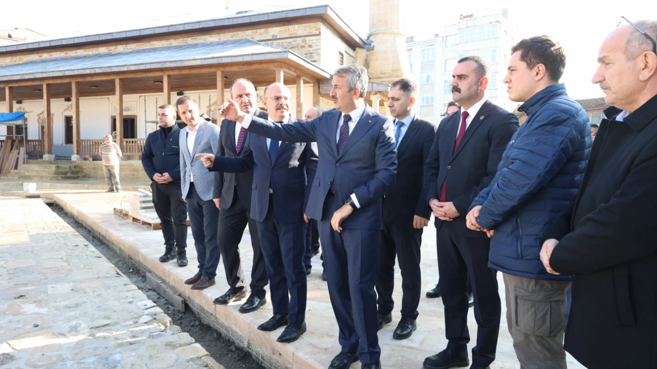 Sezer, çalışmaları yerinde inceledi