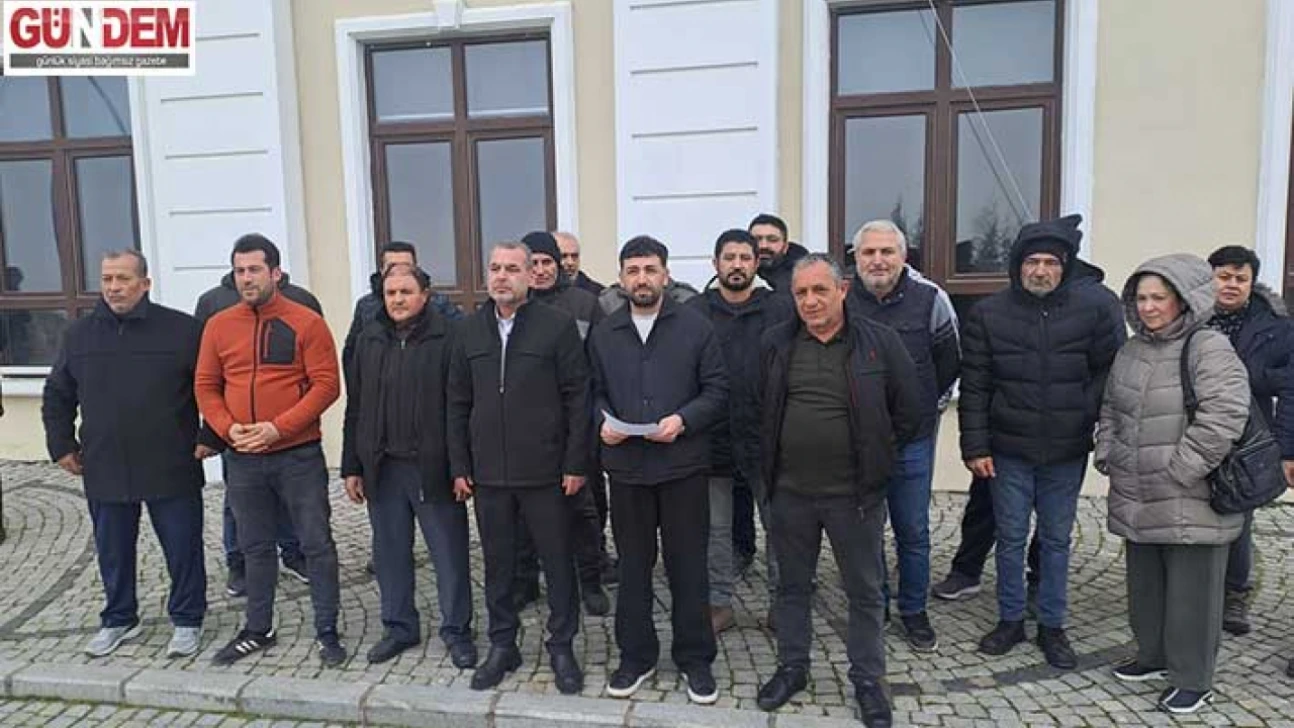 Ulus Pazarı esnafından belediye önünde çağrı: 'Pazar yeniden açılsın'