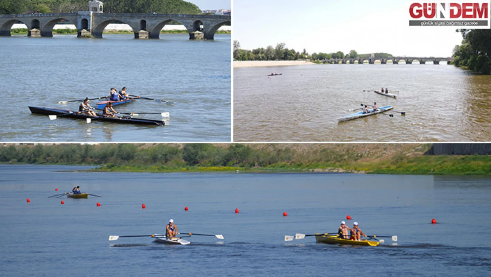 Kürekte Gençler Türkiye Kupası ve Edirne Master Yarışları, Meriç Nehri'nde düzenlenecek