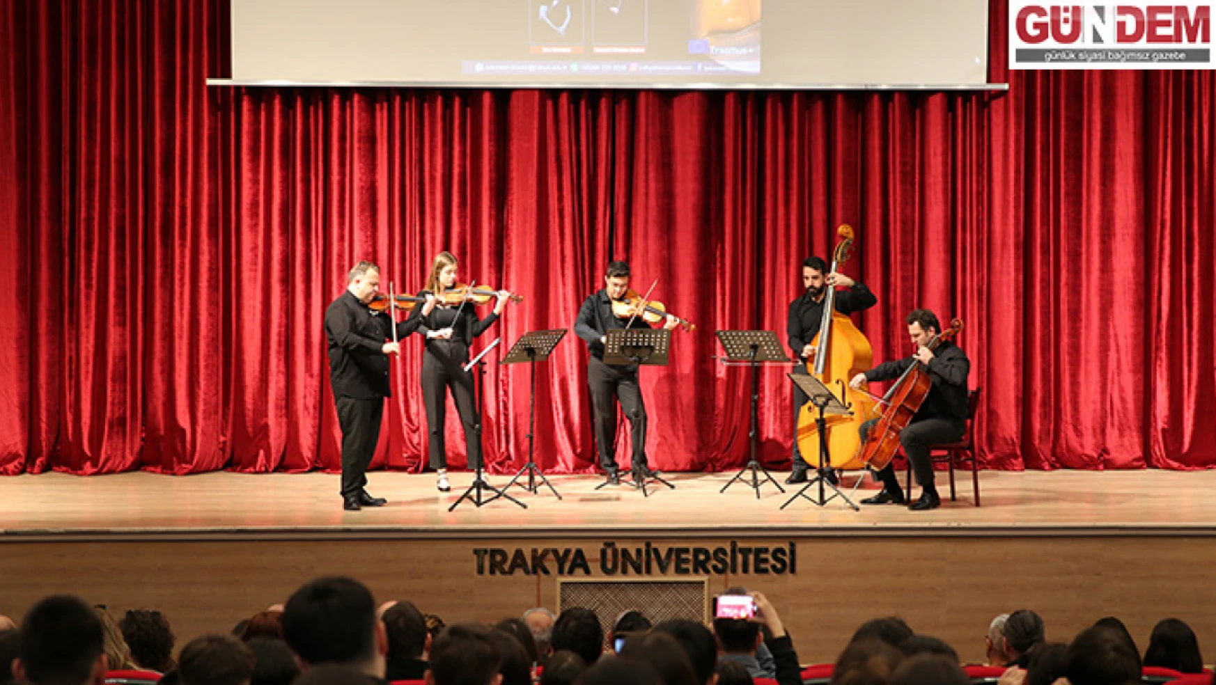 1. Uluslararası Balkan Keman Festivali, Trakya Üniversitesi (TÜ) ev sahipliğinde başladı.
