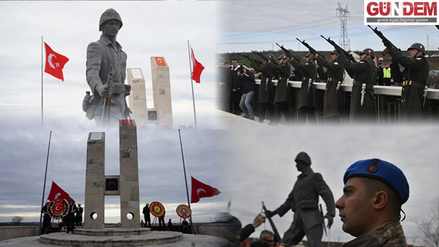 18 Mart Çanakkale Zaferi düzenlenen törenle anıldı