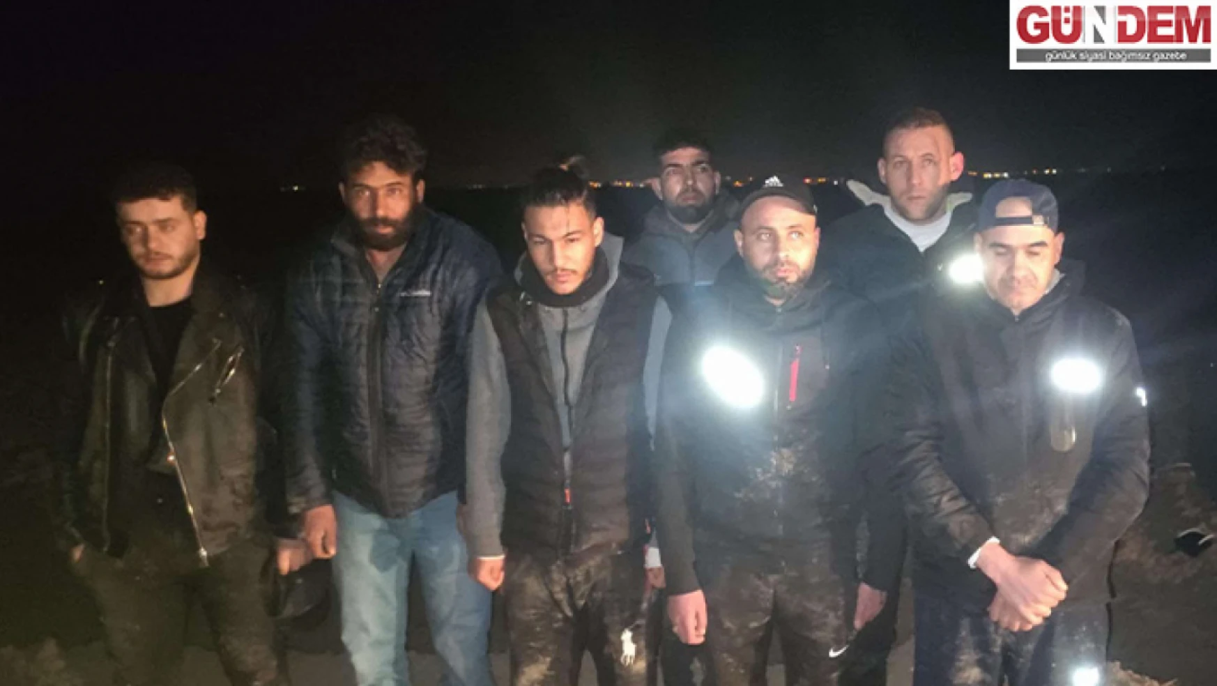 7 düzensiz göçmen yakalandı