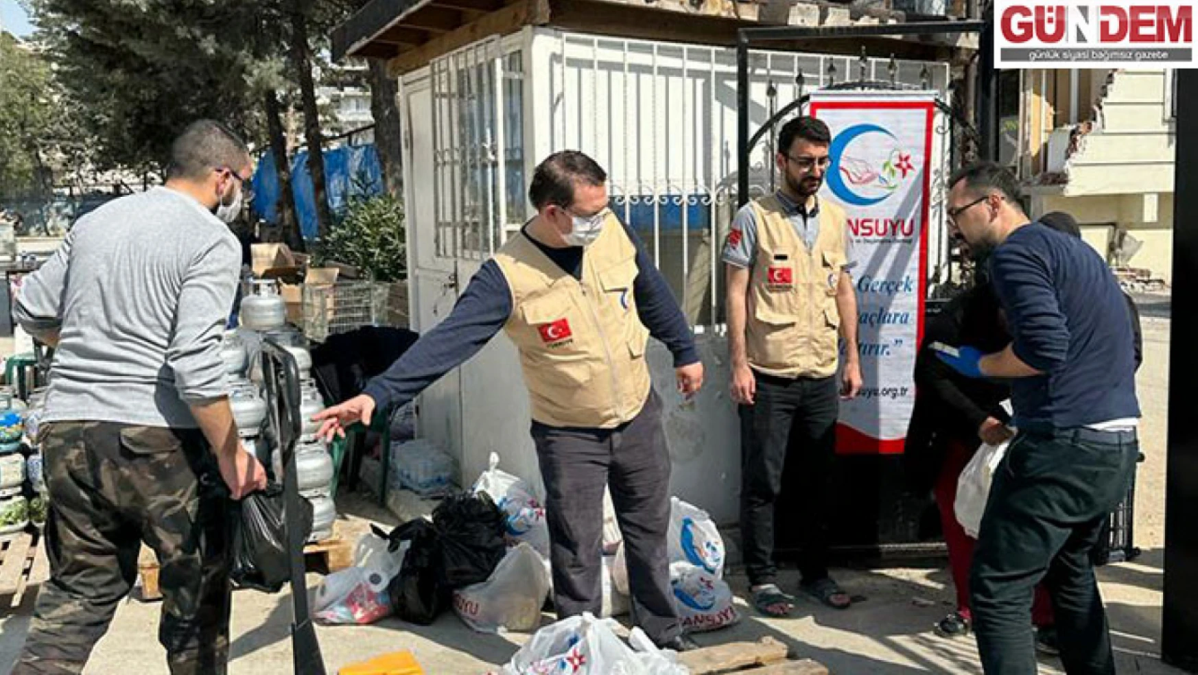 AGD Edirne Şubesi gönüllüleri deprem bölgesindeki çalışmalara destek veriyor