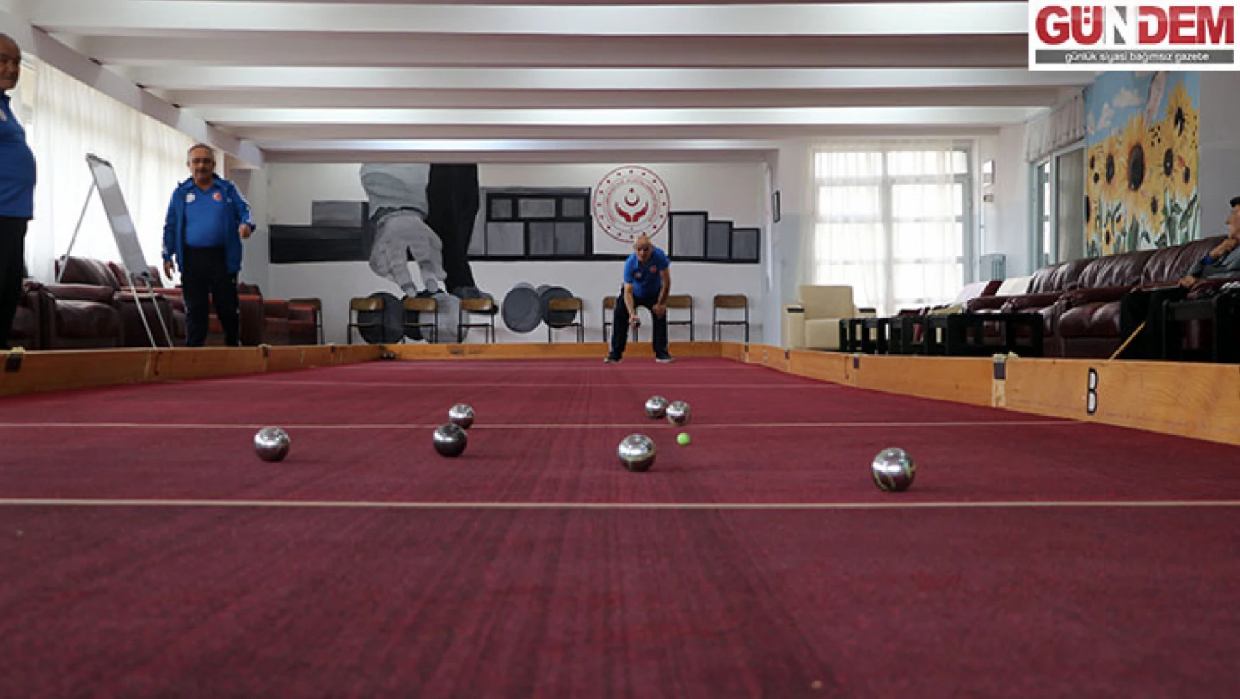 Bocce oynayarak zinde kalan Edirne Huzurevi'nin '70'lik delikanlıları' şampiyonluk hedefliyor