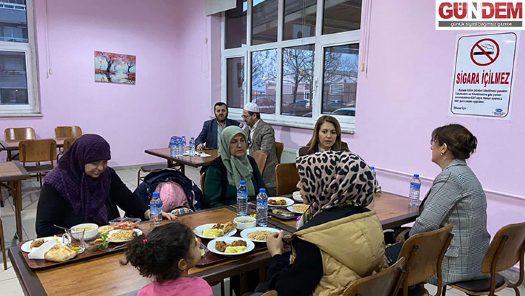 Dilek Kırbıyık, depremzede ailelerle iftar yaptı