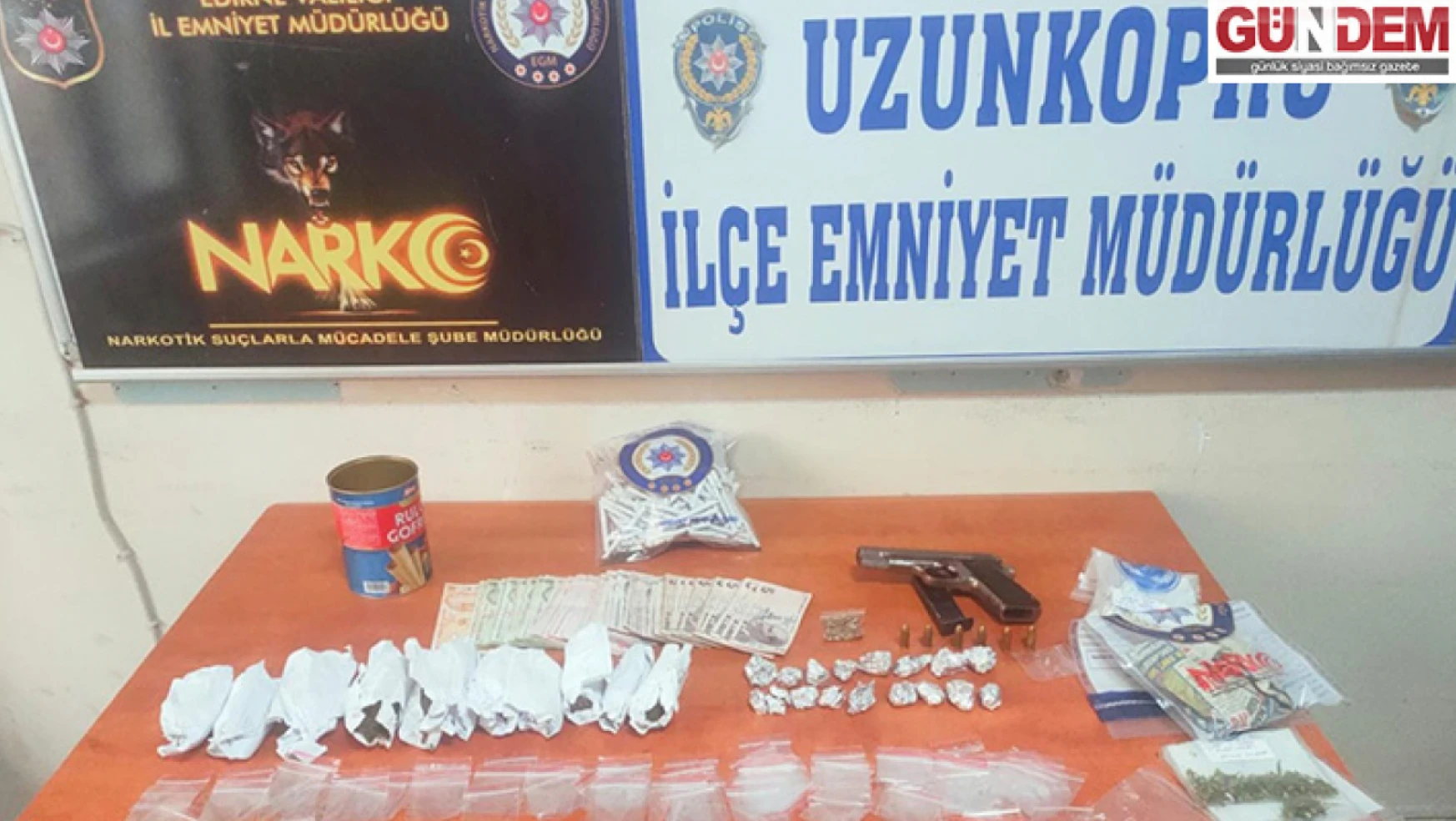 Edirne'de 26 Uyuşturucu Şüphelisi Hakkında İşlem Yapıldı, 4 Şüpheli Gözaltına Alındı