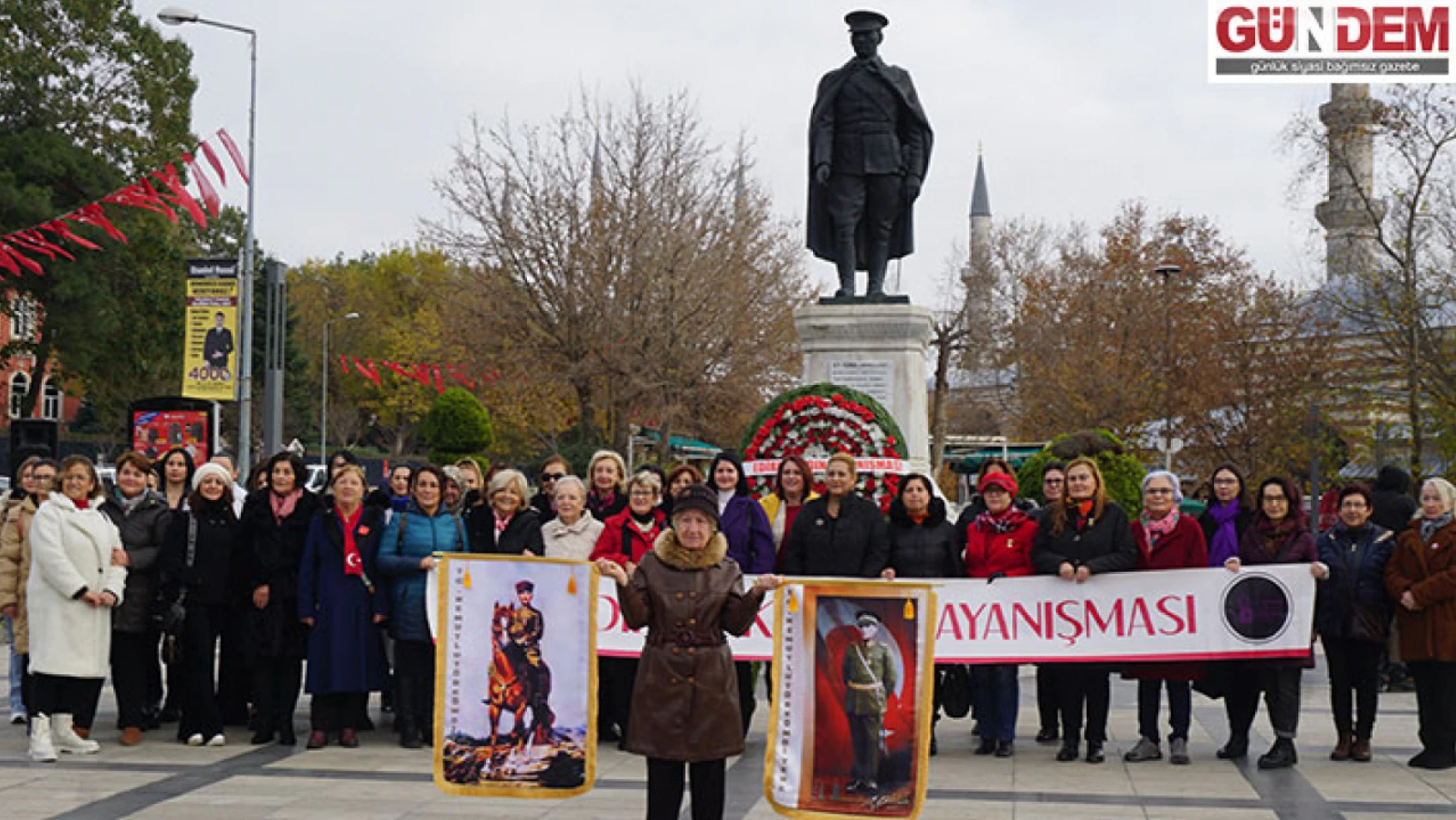 Edirne'de 5 Aralık Kadın Hakları Günü dolaysıyla tören düzenlendi