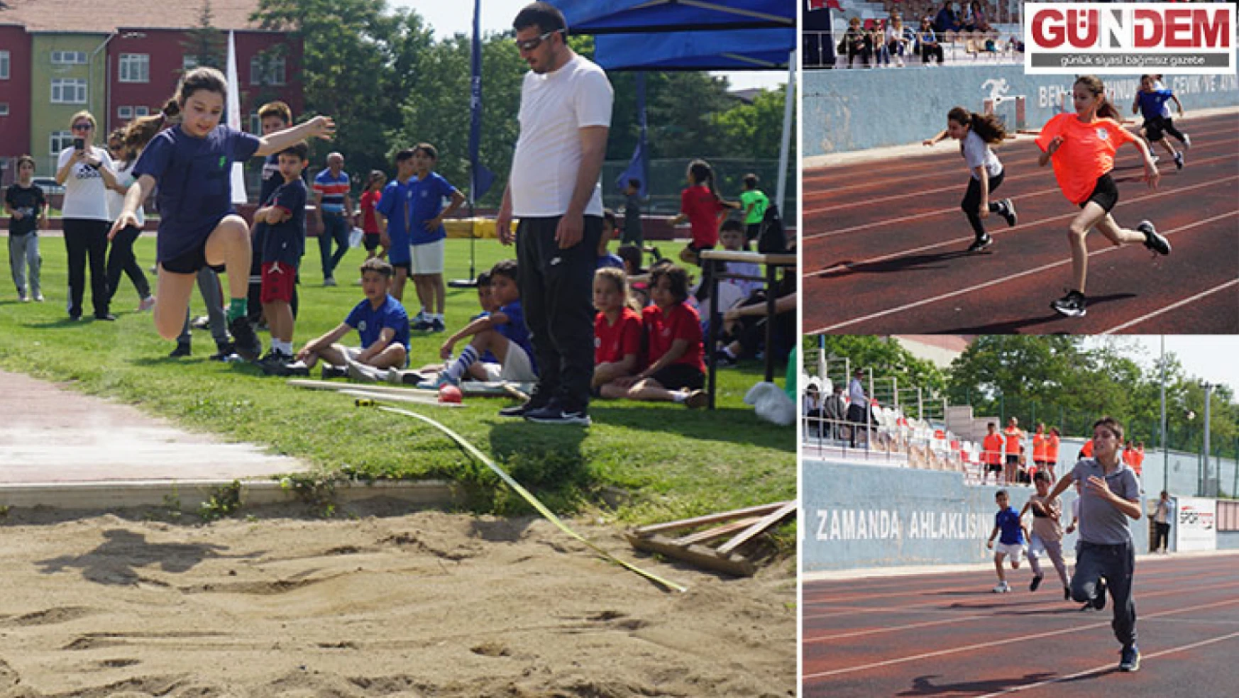 Edirne'de atletizm yarışması düzenlendi