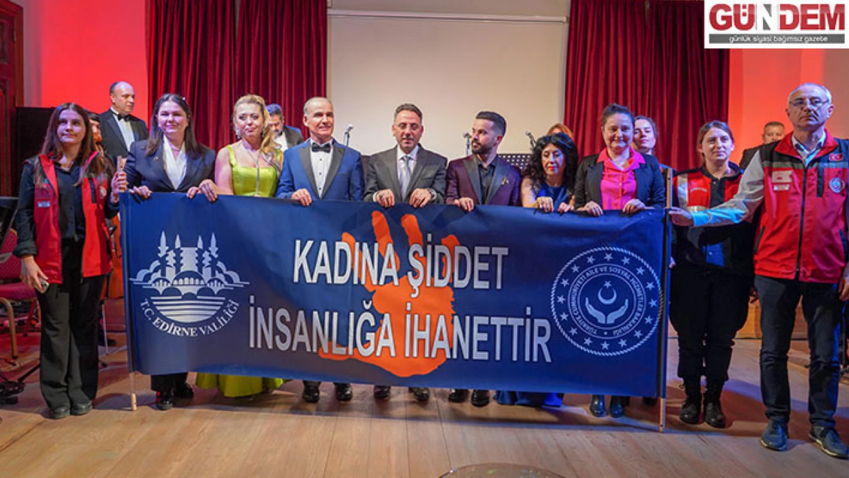 Edirne'de 'Kadına Şiddete Hayır Farkındalık Konseri' düzenlendi