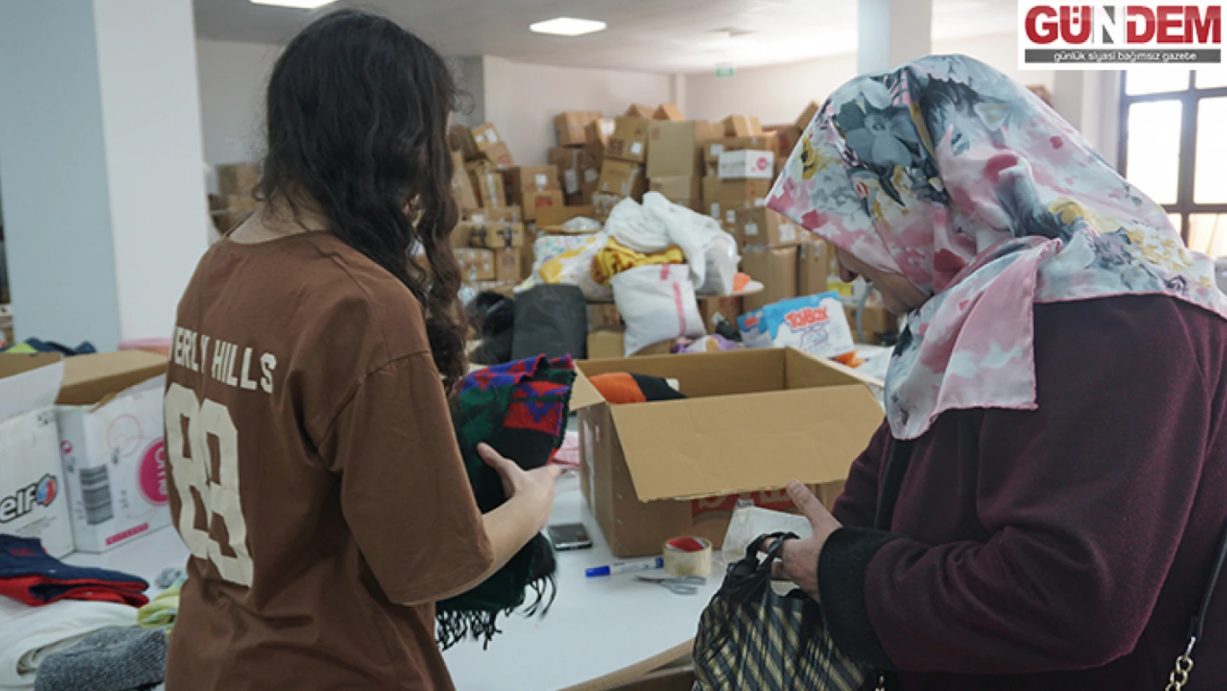 Edirne'de ki depremzedelerin ihtiyaçları ücretsiz marketlerden karşılanıyor