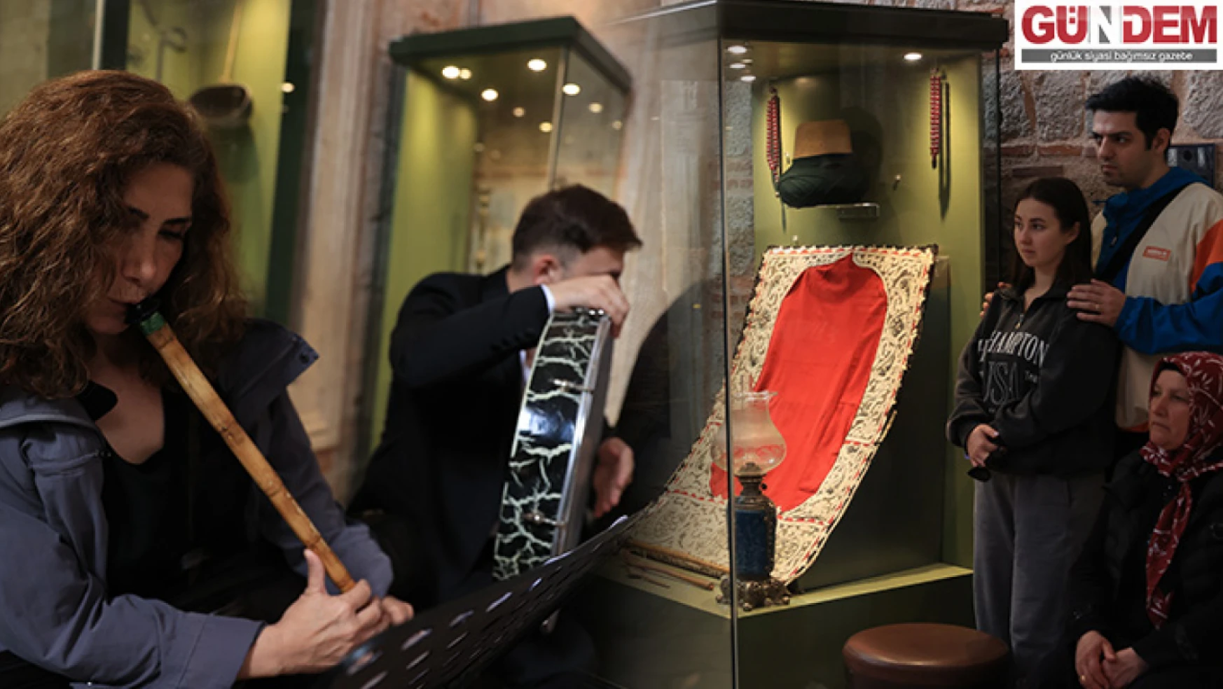 Edirne'de müzeye gelenler konser de dinledi