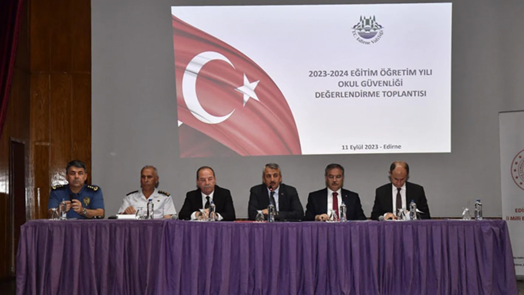 Edirne'de okul güvenliği toplantısı düzenlendi