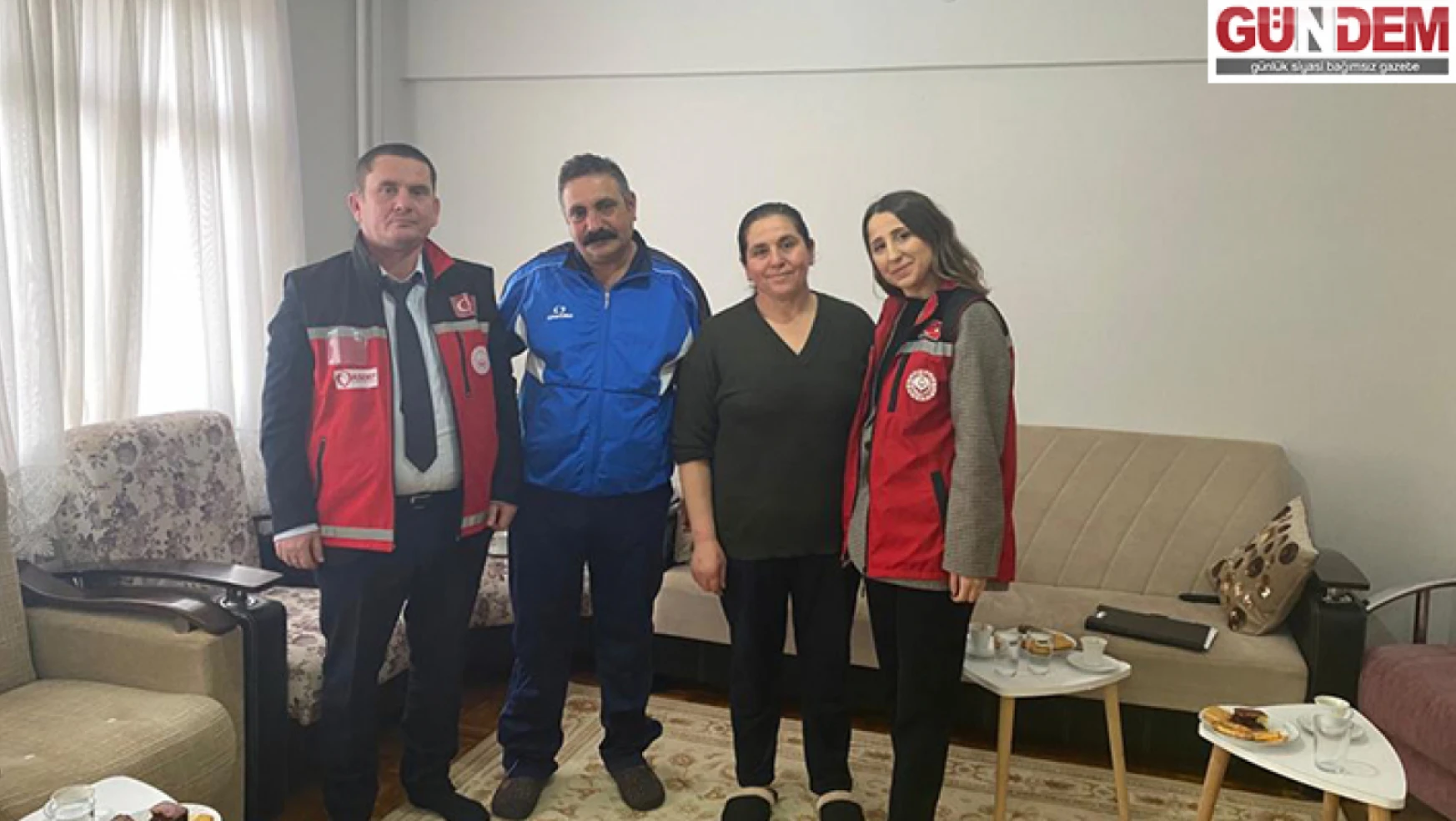Edirne'de psikosoyal destek ekipleri afetzede aileleri evlerinde ziyaret ediyor