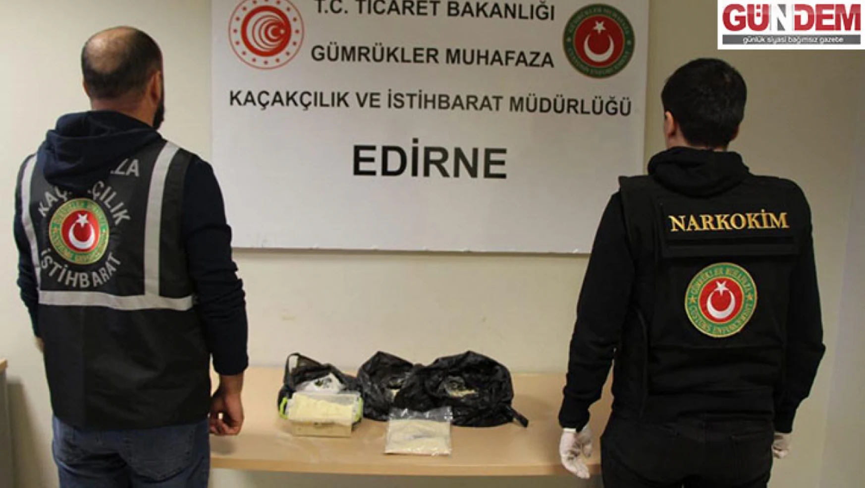 Edirne'de uyuşturucu operasyonlarında 22 şüpheli yakalandı