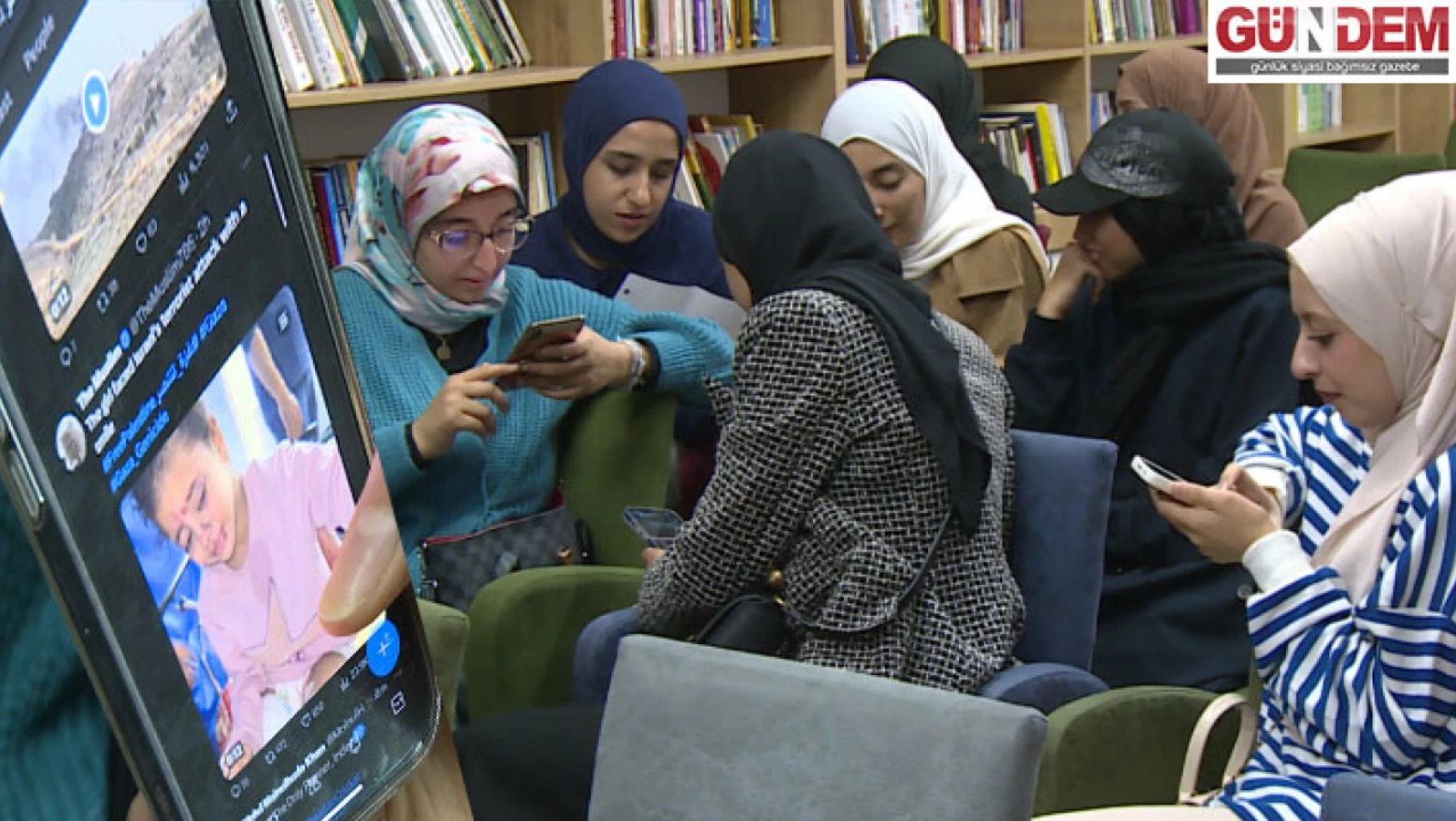 Edirne'deki Filistinli öğrenciler aileleri için endişeleniyor
