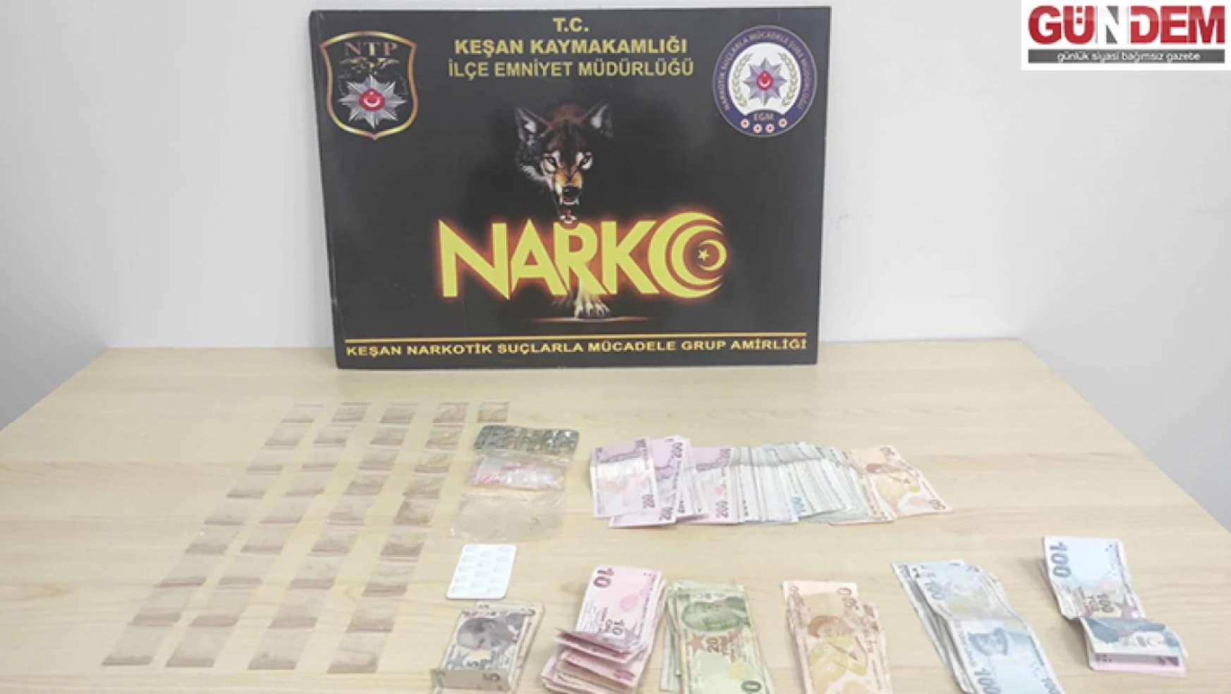 Edirne'deki operasyonda yakalanan uyuşturucu zanlısı tutuklandı