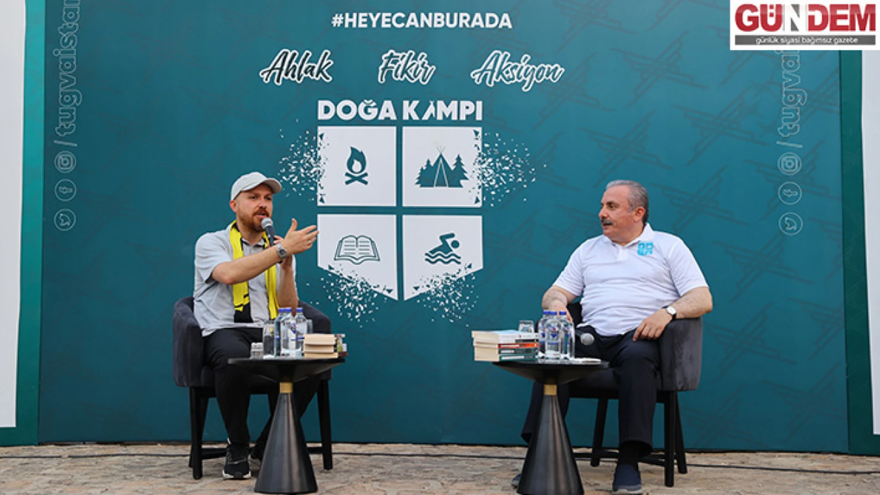 Eski TBMM Başkanı Şentop ve TÜGVA Yüksek İstişare Kurulu Üyesi Erdoğan, gençlerle buluştu