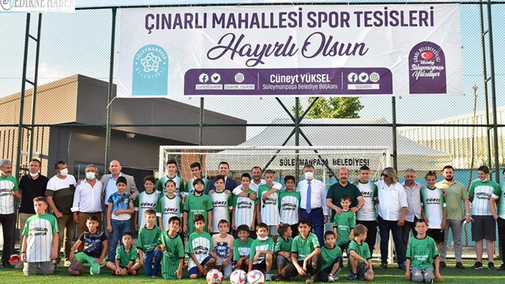 'Çınarlı Mahallesi Spor Sahası'nın açılış töreni yapıldı