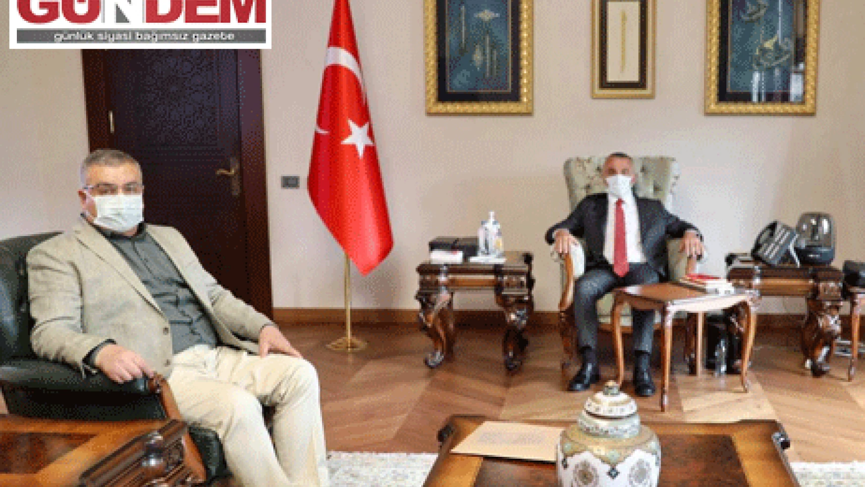 Kırıklareli Belediye Başkanı Kesimoğlu, Vali Bilgin'i ziyaret etti 
