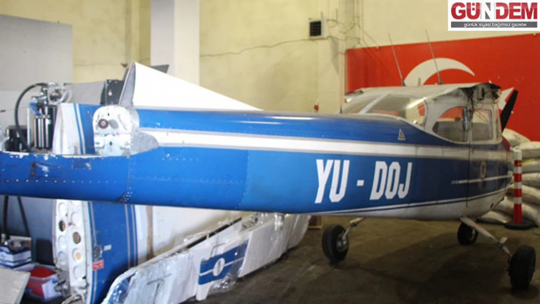 Kapıkule'de eğitim uçağı yakalandı