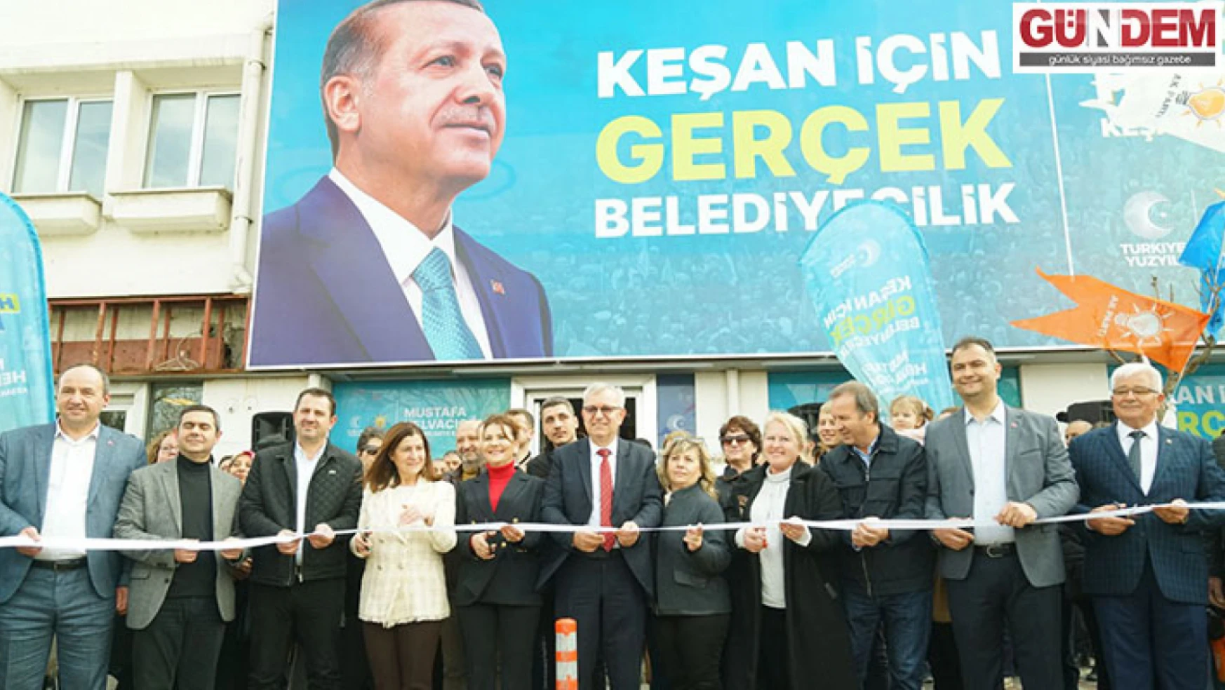 Keşan'da AK Parti Seçim Koordinasyon Merkezi açıldı