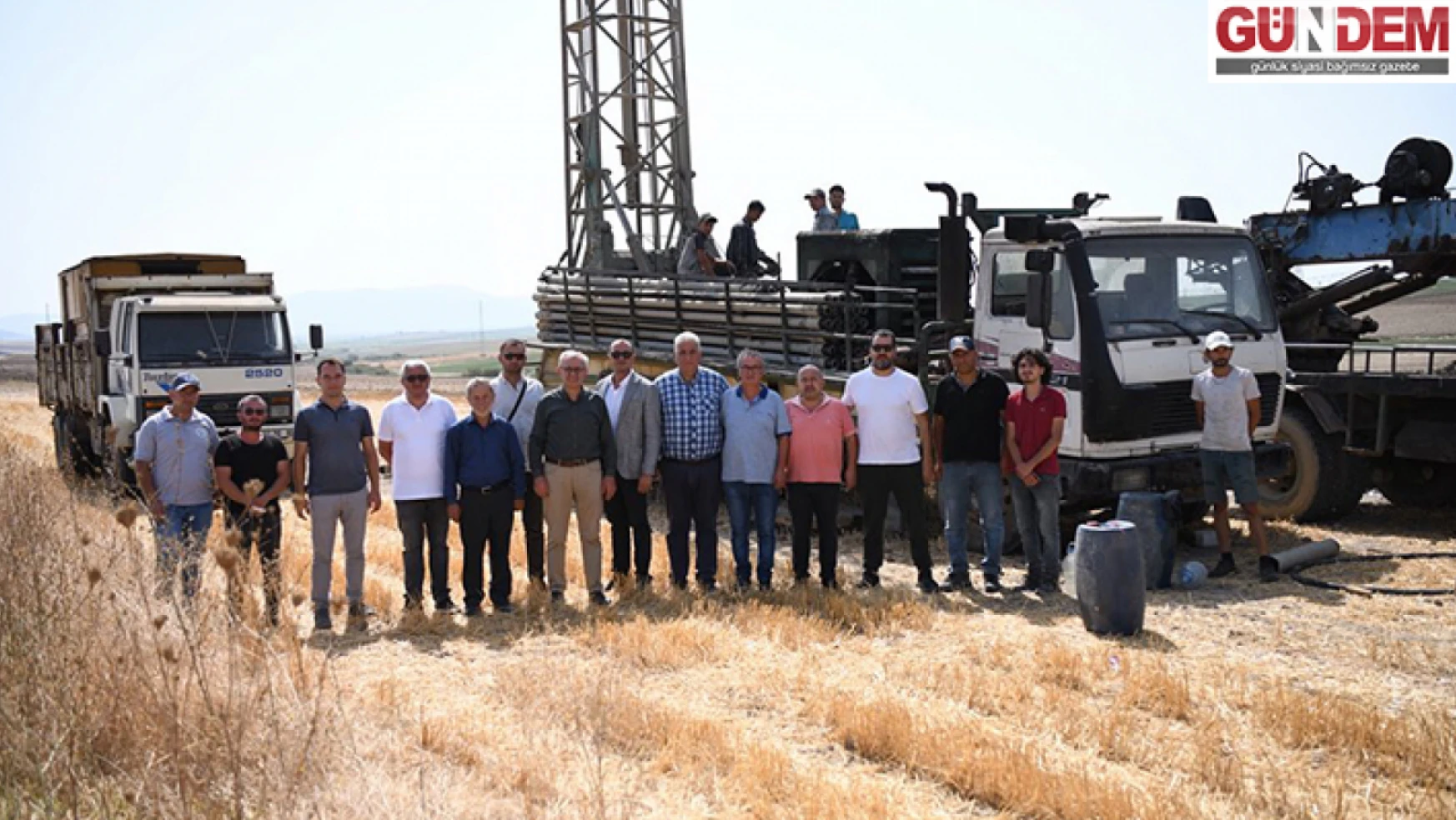 Keşan'da yeni su kuyusu açma çalışmalarına başlandı