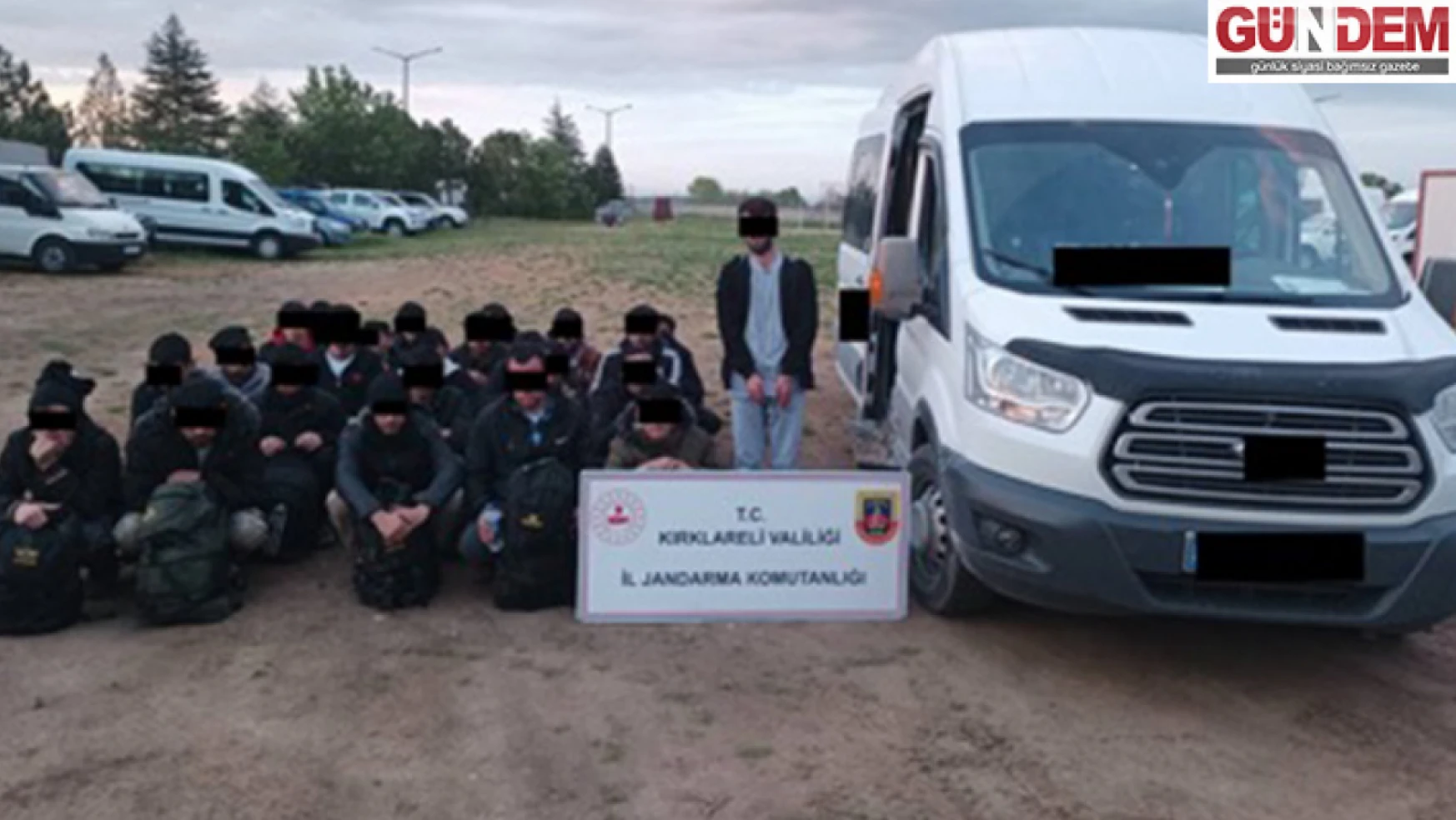 Kırklareli ve Edirne'de 65 düzensiz göçmen yakalandı