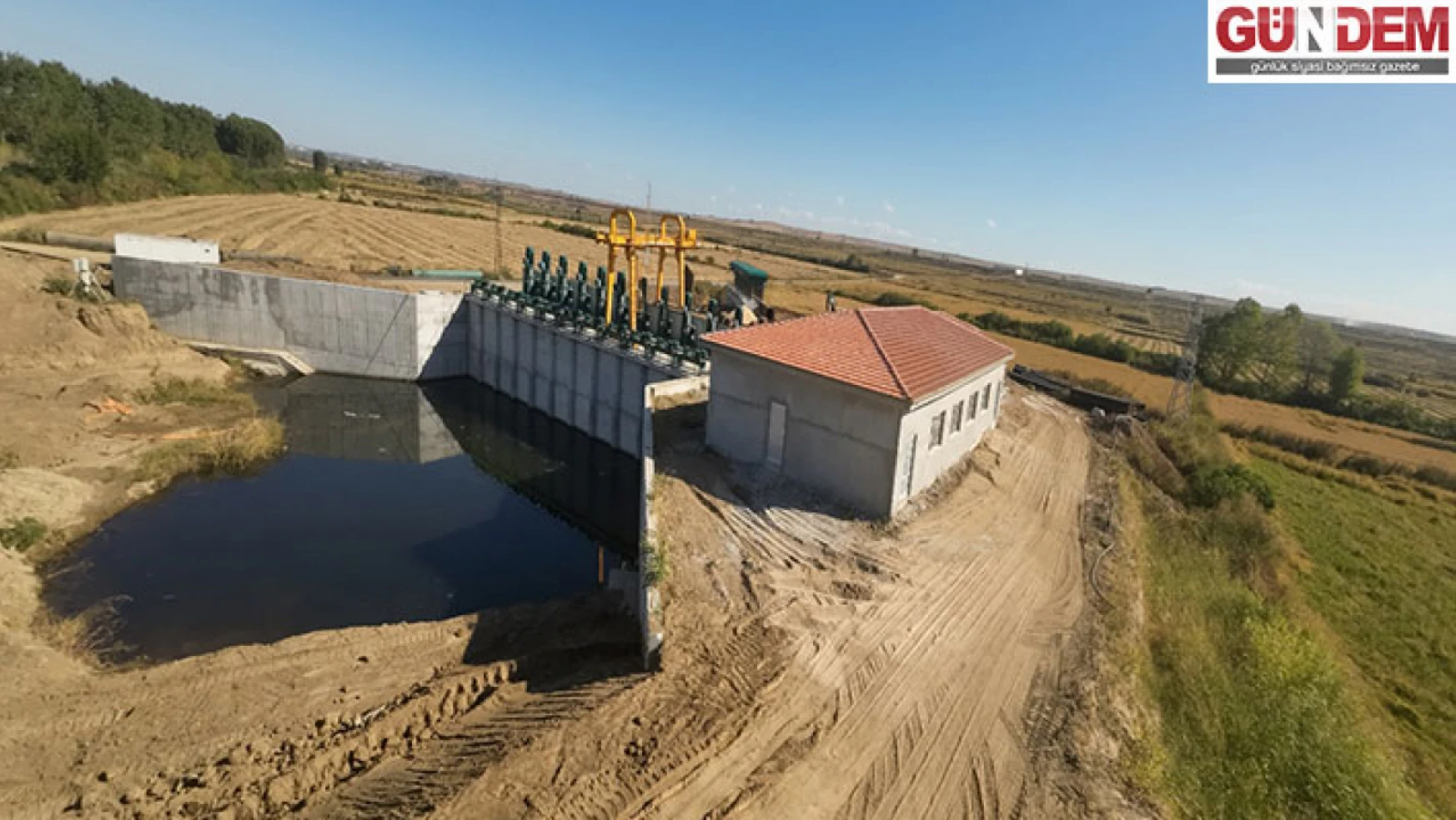 Meriç Edirne Sulaması projesiyle bu yıl 50 bin dekar arazi suya kavuşacak